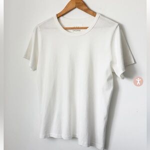 EUC Medium LE BON SHOPPE White Organic Cotton Vintage Boy Tee T-Shirt!